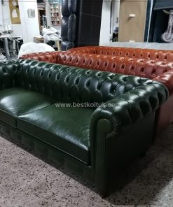 Yeşil Chester Deri Koltuk